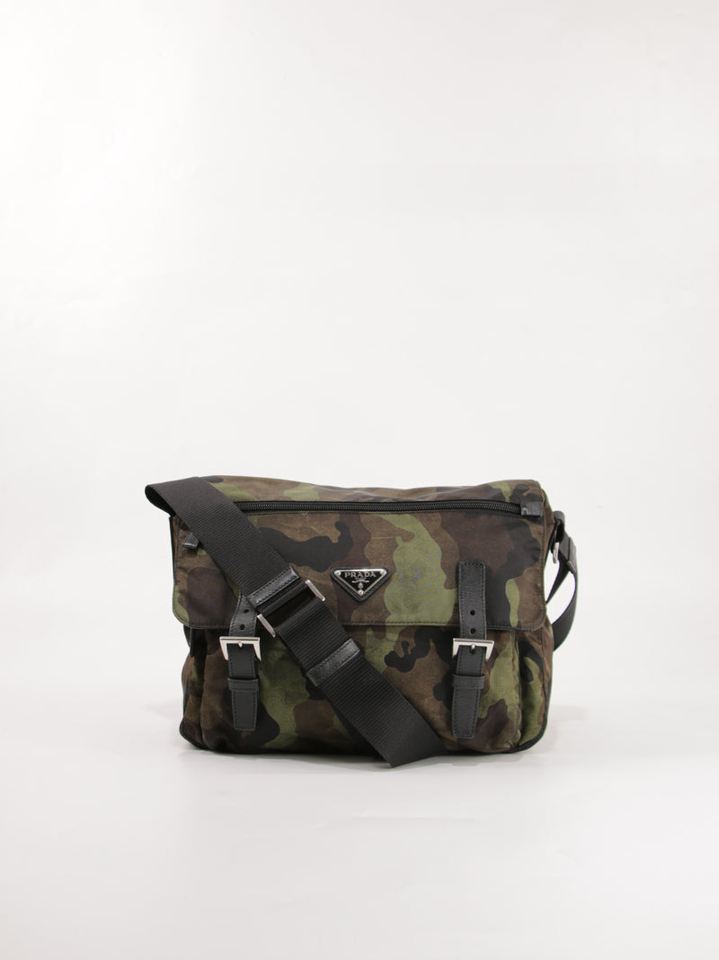 PRADA - DOUBLE BUCKLE MESSENGER
