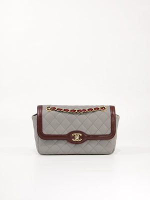 Two Tone Flap Bag