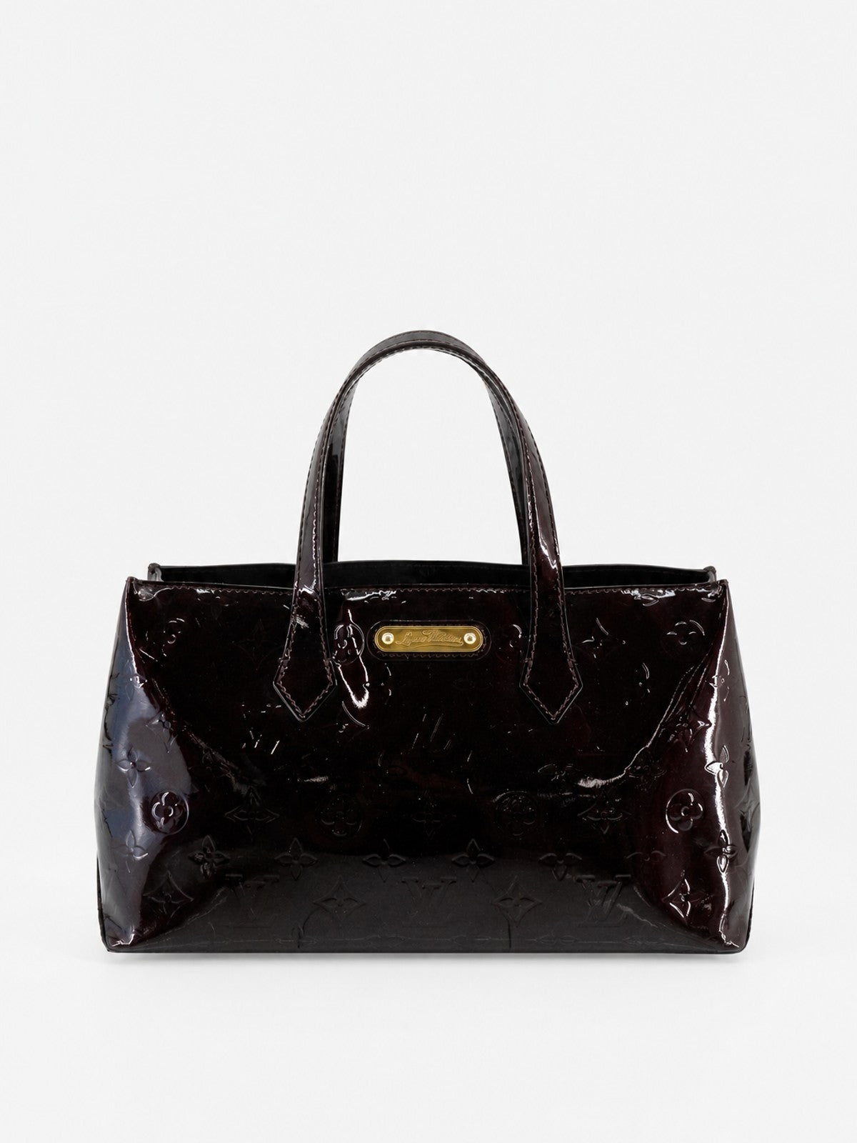 Louis Vuitton Wilshire PM Bordeaux Vernis leather