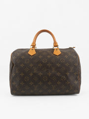 Louis Vuitton Speedy 30 Brown Canvas