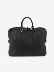 Gucci Business Bag Black Leather