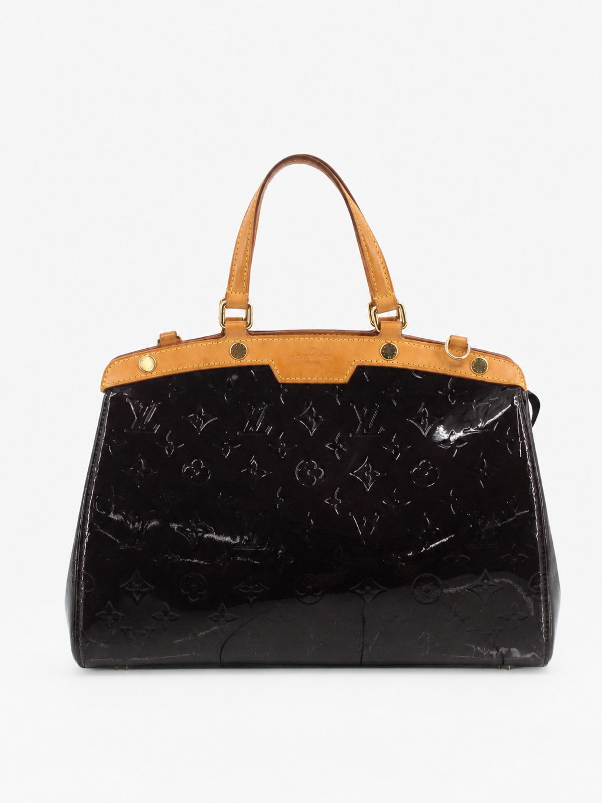 Louis Vuitton Brea MM Bordeaux Vernis leather