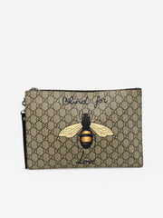 Gucci Pouch Brown Canvas