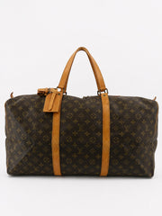 Louis Vuitton Keepall 55 Brown Canvas