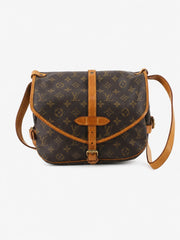 Louis Vuitton Saumur MM Brown Canvas