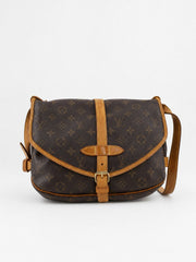 Louis Vuitton Saumur MM Brown Canvas