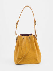 Louis Vuitton Petit Noé Yellow Epi leather