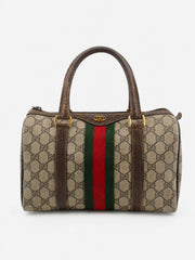 Gucci Boston Brown Canvas