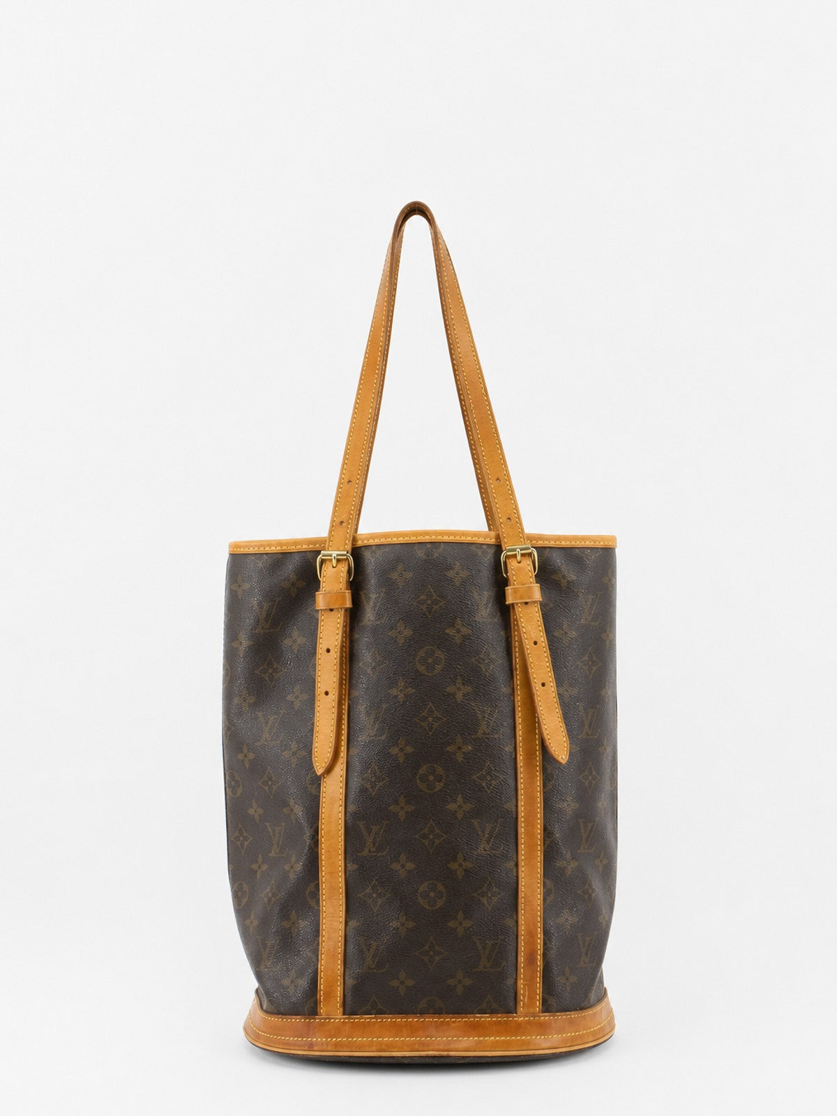 Louis Vuitton Large Bucket Brown Canvas