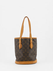 Louis Vuitton Mini Bucket Brown Canvas