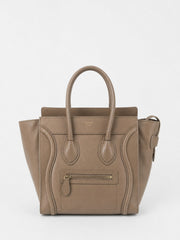 Celine Small Luggage Beige Leather