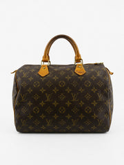 Louis Vuitton Speedy 30 Brown Canvas
