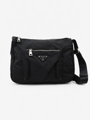 Prada Crossbody Bag Black Soft nylon