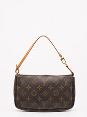 Louis Vuitton Accessories Pochette Brown Canvas