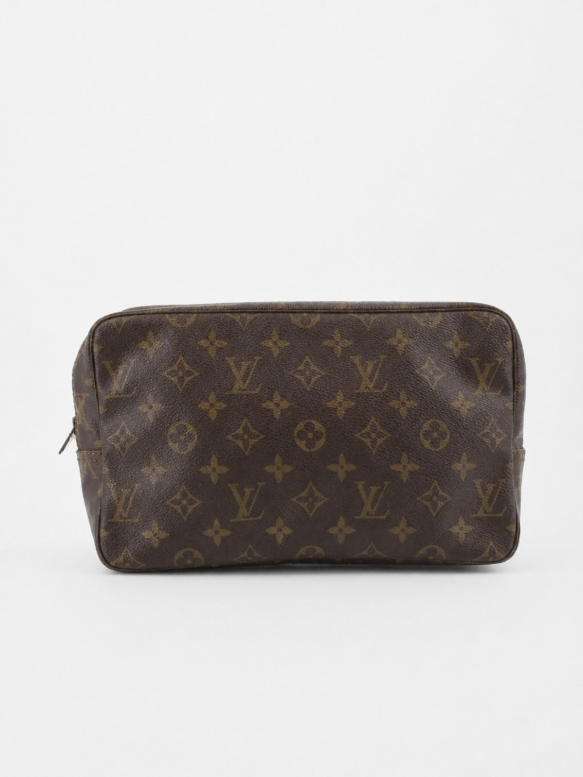 Louis Vuitton Cosmetic Pouch Brown Canvas
