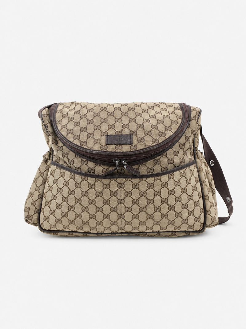 Gucci Crossbody Bag Brown Canvas
