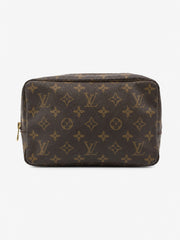Louis Vuitton Cosmetic Pouch Brown Canvas