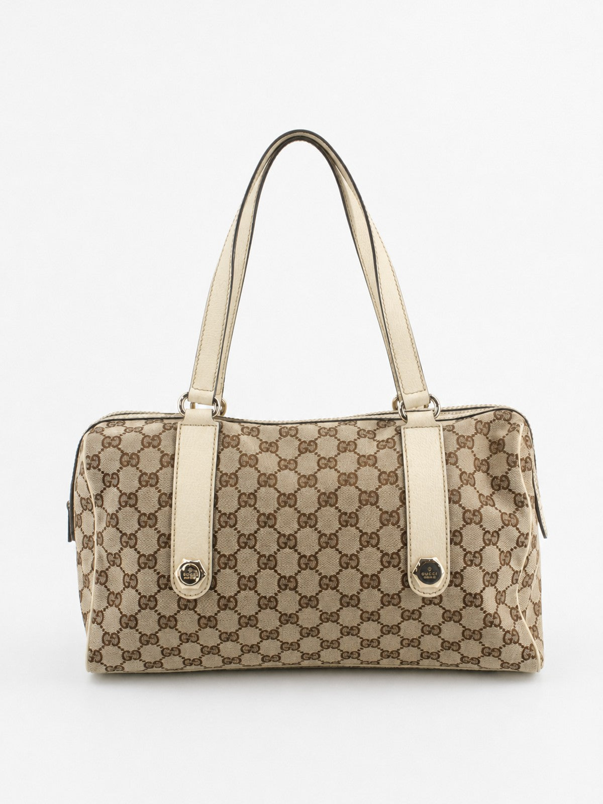 Gucci Shoulder Bag Brown Canvas
