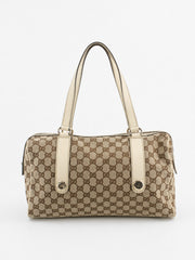 Gucci Shoulder Bag Brown Canvas