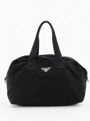 Prada Shoulder Bag Black Soft nylon