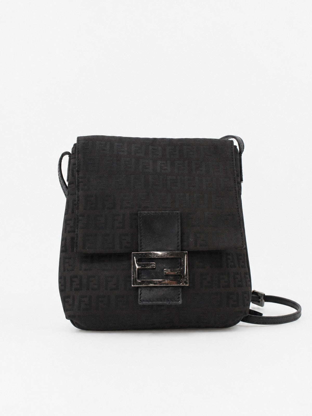 Fendi Crossbody Bag Black Canvas