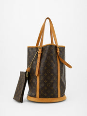 Louis Vuitton Large Bucket Brown Canvas