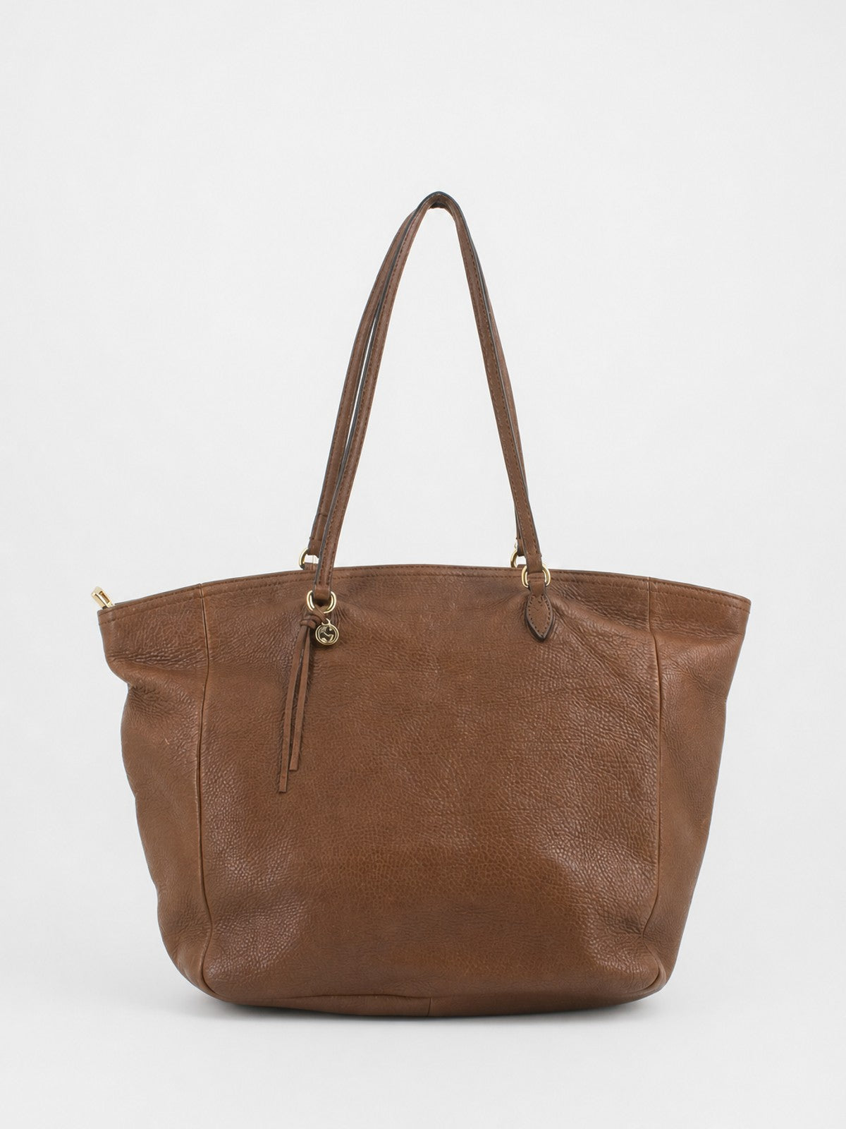 Gucci Shoulder Bag Brown Leather