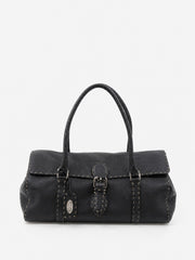 Fendi Shoulder Bag Black Leather