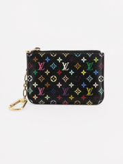 Louis Vuitton Card Holder Black Canvas