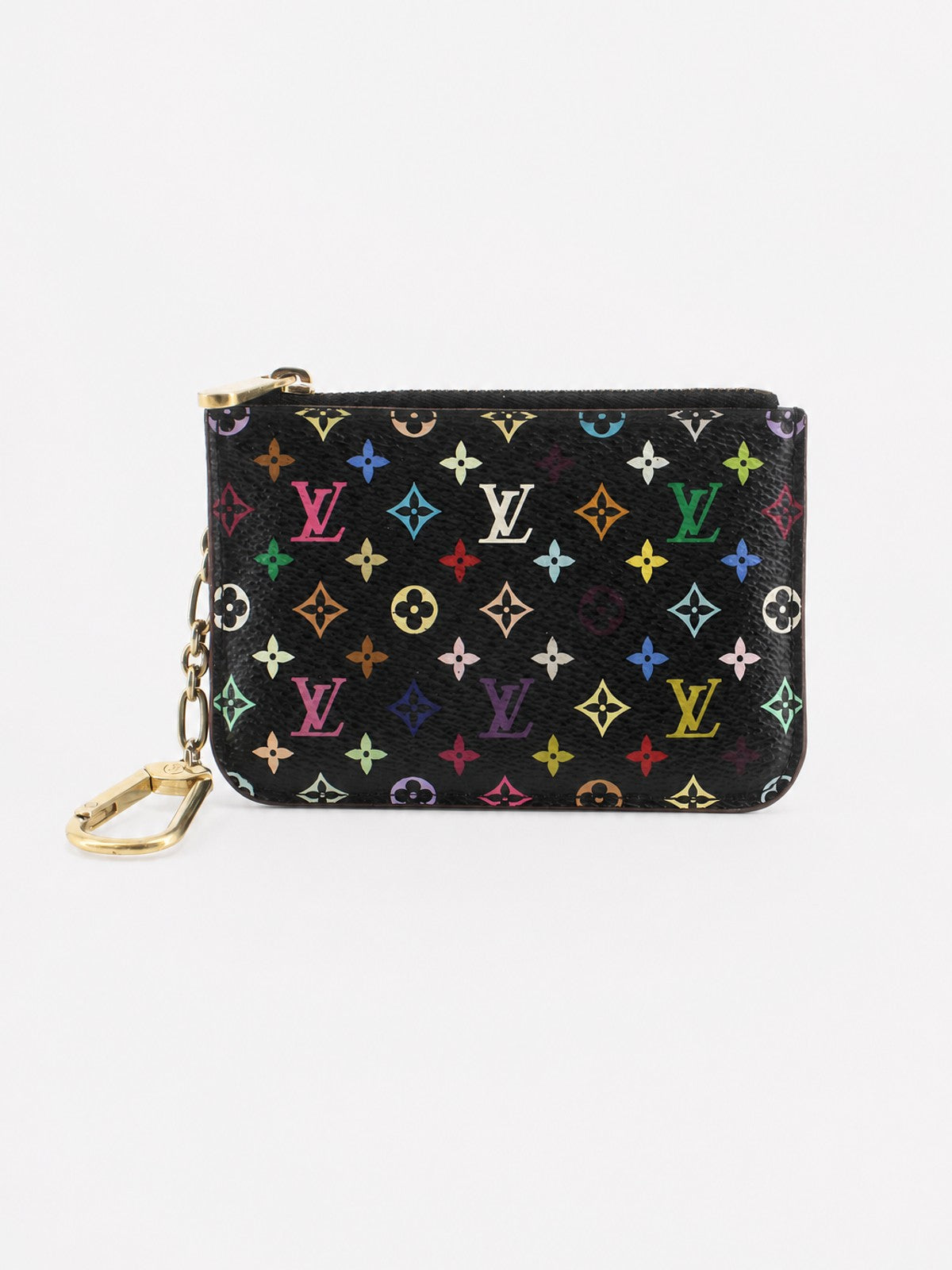 Louis Vuitton Card Holder Black Canvas
