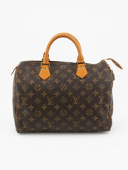 Louis Vuitton Speedy 30 Brown Canvas
