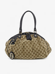 Gucci Shoulder Bag Brown Canvas