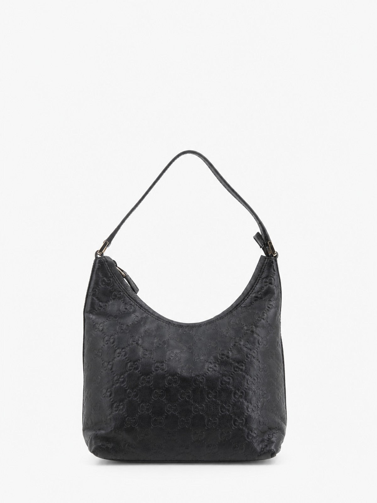Gucci Shoulder Bag Black Leather