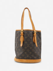 Louis Vuitton Mini Bucket Brown Canvas