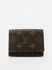 Louis Vuitton Card Holder Brown Canvas