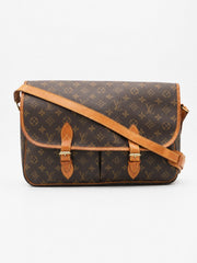 Louis Vuitton Gibeciere GM Brown Canvas