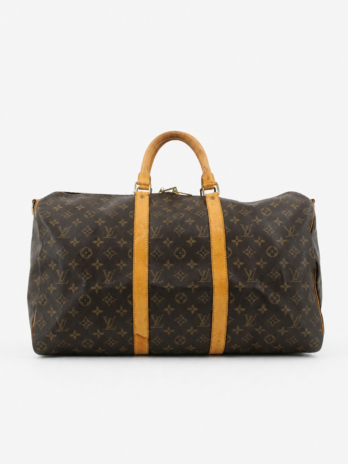 Louis Vuitton Keepall 50 Brown Canvas