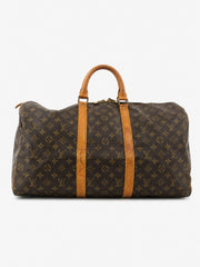 Louis Vuitton Keepall 50 Brown Canvas