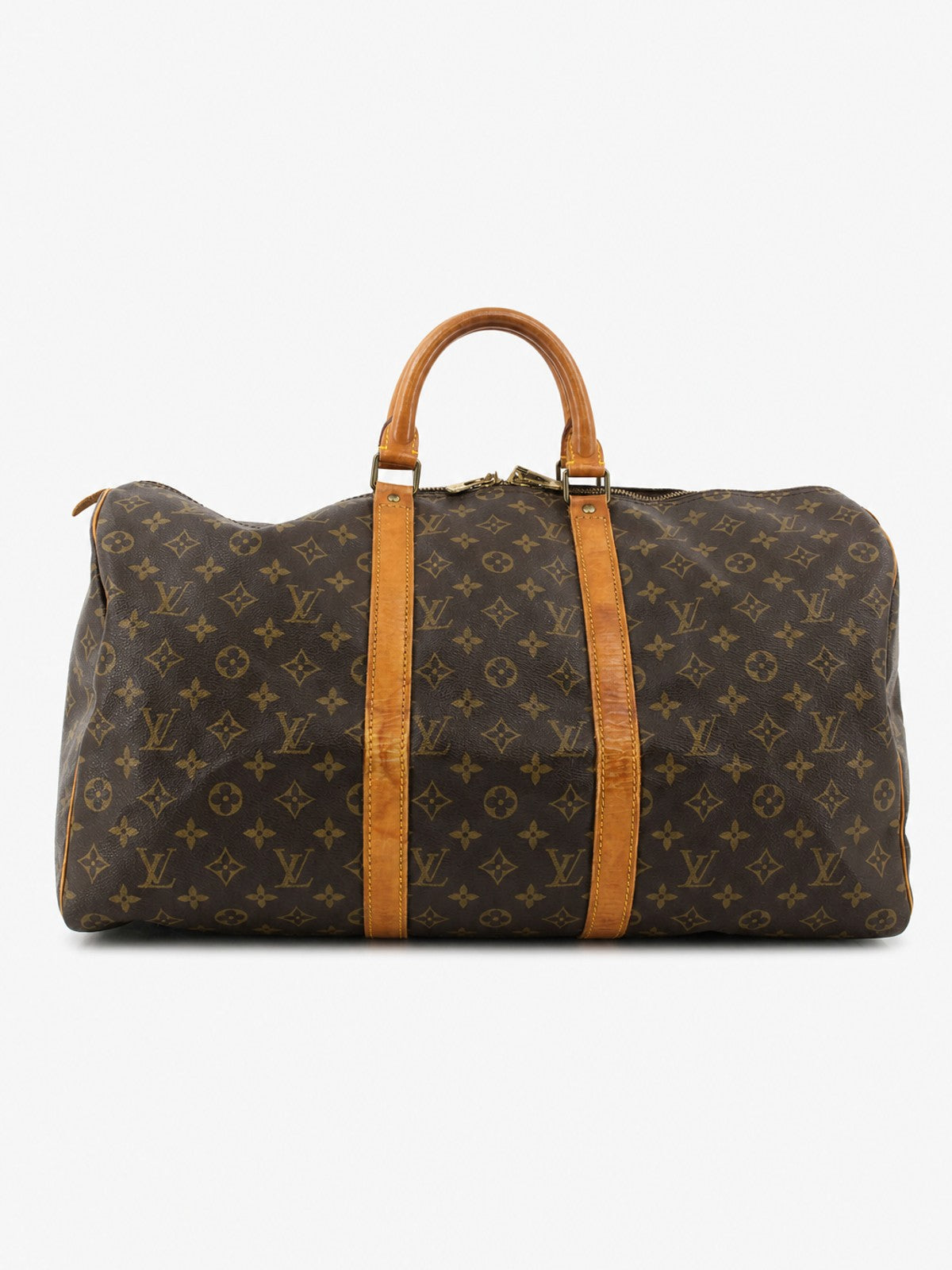 Louis Vuitton Keepall 50 Brown Canvas