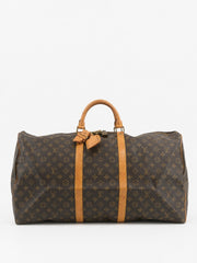 Louis Vuitton Keepall 60 Brown Canvas