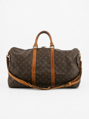 Louis Vuitton Keepall 50 Brown Canvas