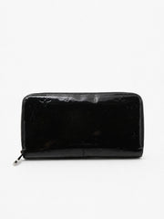 Louis Vuitton Wallet Black Vernis leather