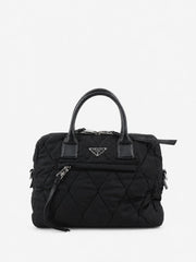 Prada Hand Bag Black Soft nylon