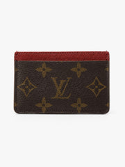 Louis Vuitton Card Holder Brown Canvas