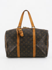 Louis Vuitton Duffle Bag Brown Canvas