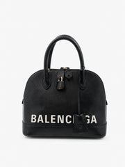 Balenciaga Hand Bag Black Leather
