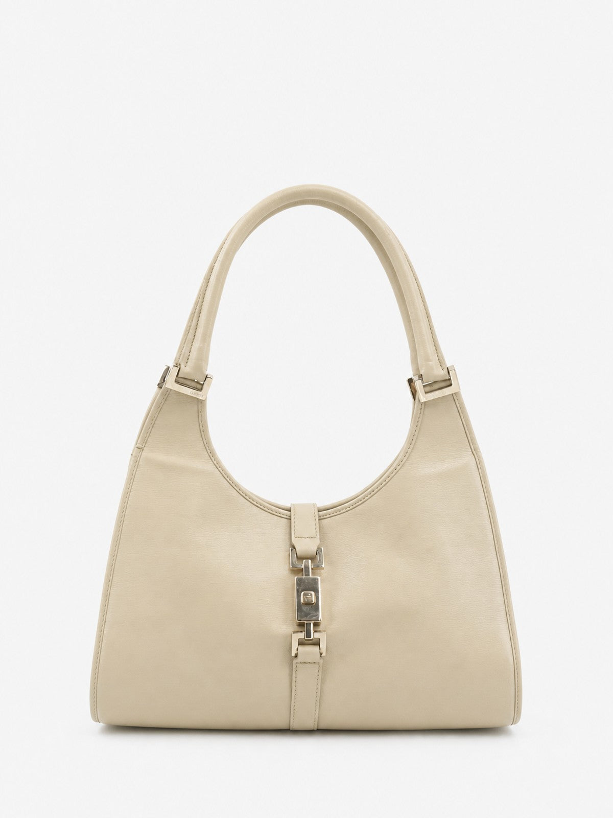 Gucci Medium Bardot Beige Leather