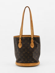 Louis Vuitton Mini Bucket Brown Canvas