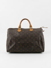 Louis Vuitton Speedy 35 Brown Canvas
