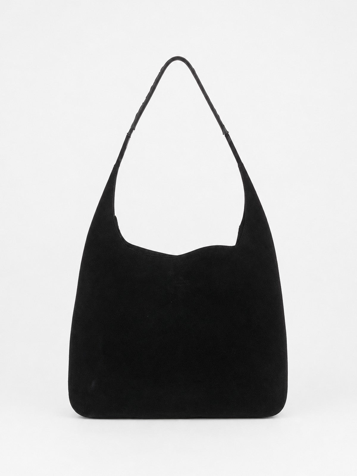 Gucci Shoulder Bag Black Suede